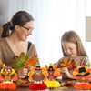 FYSUIMU 12 Pcs Fall Thanksgiving Honeycomb Centerpieces Funny Turkey Honeycomb