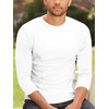 Hat and Beyond Mens Baseball Raglan 3/4 Sleeve Plain Casual