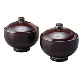 Makoto Japan bonbori Lunar Eclipses Pairs with it, too 溜塗 (Wooden Box) 0000013