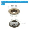 PATIKIL Overflow Ring 2 Pieces Sink Round Cover Sink Trim