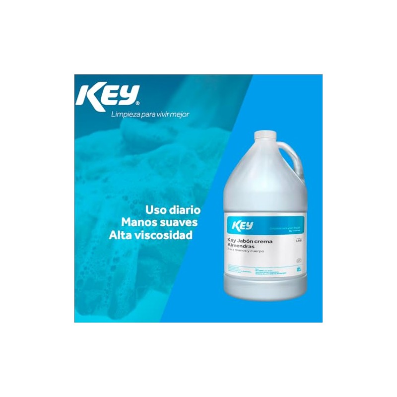 Jabón En Crema Almendras Para Manos Y Cuerpo Key 4