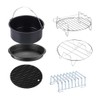 GoWISE USA Kit de accesorios de 6 piezas para freidora