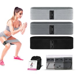 Training Tube 3 Articles, Rubber Band, Muscle Training, Rubber Band, Resistance Band, Tube, Training, Anti-Slip, Nice Butt (Black, Dark Gray, Light Gray)