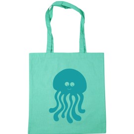 Hippowarehouse Jellyfish Image Tote Shopping Gym Beach Bag 42cm x38cm, 10 litres