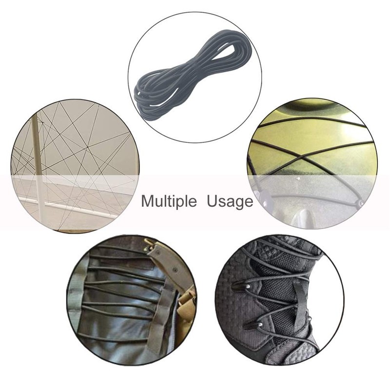 EKEV 1/8" × 25 ft Elastic Shock Cord Bungee Ropes