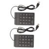 Wired Number Pad 18 Keys Ergonomic USB Plug and Play