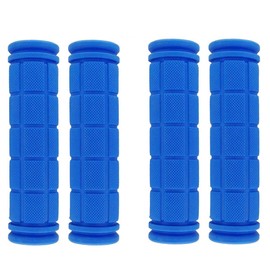 PLATT Bicycle Grips Non-Slip Soft Rubber Bicycle Grips for Bicycle/MTB/BMX (2 Pairs)