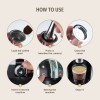 i Cafilas 2 Stainless Steel Coffee Capsule Pod Filters Tamper