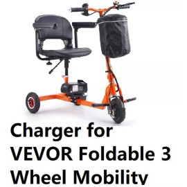 coming data   power supply battery Charger for Vevor folding 3 wheel mobility scooter