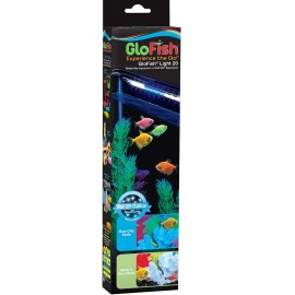 GloFish LED Light 20 Gallons, Blue and White LED Lights, for Aquariums Up to 20