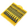 35Pcs Screwdriver Bit Set Magnetic S2 Steel 1/4in Hex Shank