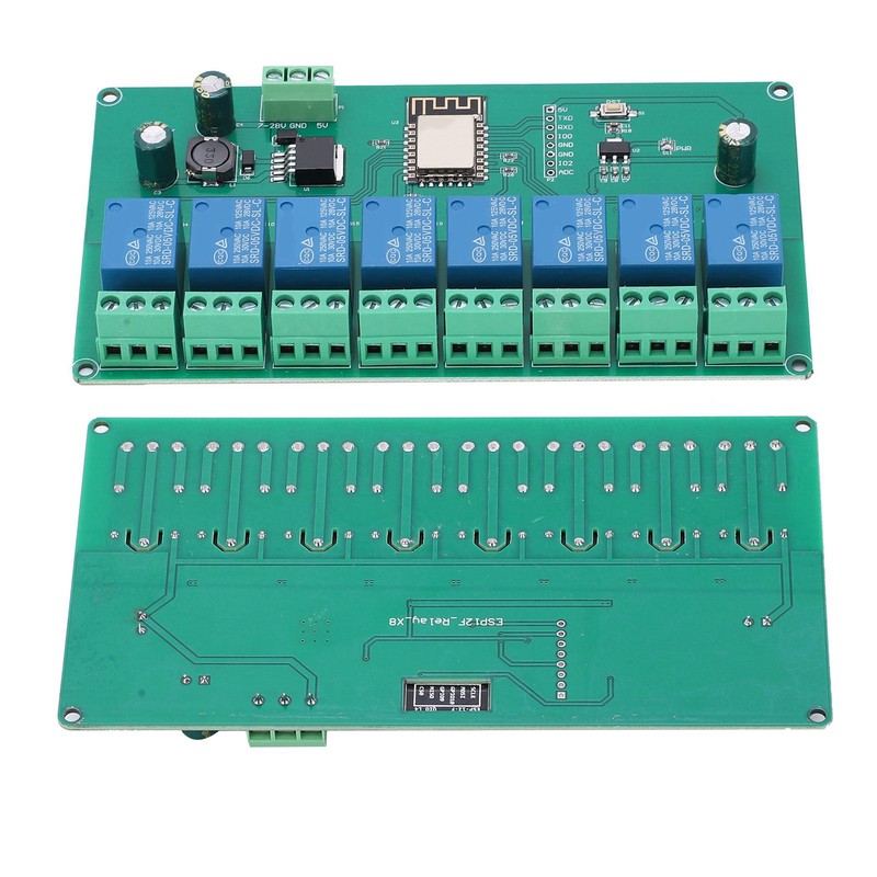 Relay Module WIFI 8‑Channel ESP8266 Development Board for Wireless Control