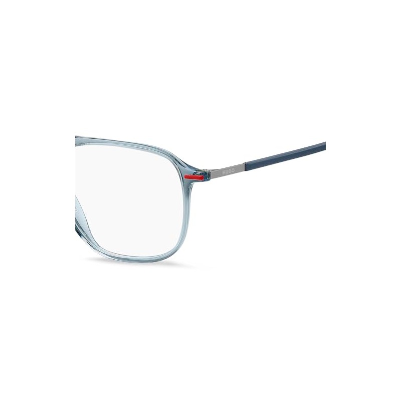 Hugo brillengestell hg 1233, rechteckig, in dark grey, gefertigt aus