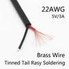 Maixbomr 6FT USB A Male Plug 2 Pin Bare Wire,