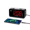 ZAPALA expert Alarm Clock for Bedroom, 2 Alarms Loud LED