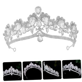 BESPORTBLE Rhinestone Bridal Crown for Women Elegant Wedding Headband Hair Jewelry Comfortable Fit for Special Occasions for Brides Proms and Parties Shimmering Design for Stunning Photos