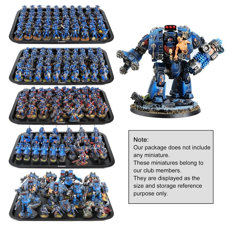 Jucoci Miniatures Storage Case Miniatures Transport Case (Large Size with