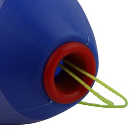 Zoom Ball, Plastic Zip Ball Hole Design Zip Toy with Flexible Rope Pull Ball Game Ergonomic Handle Sliding Zoom Ball for Children Toy(Blue)