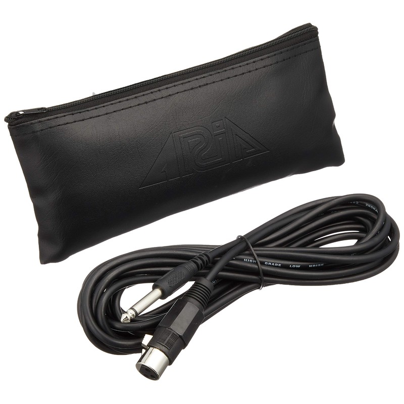 ARIA アリア ダイナミック型マイク 18ft(5.4M)ケーブル付属 マイク用ポーチ付属 AMC-1000