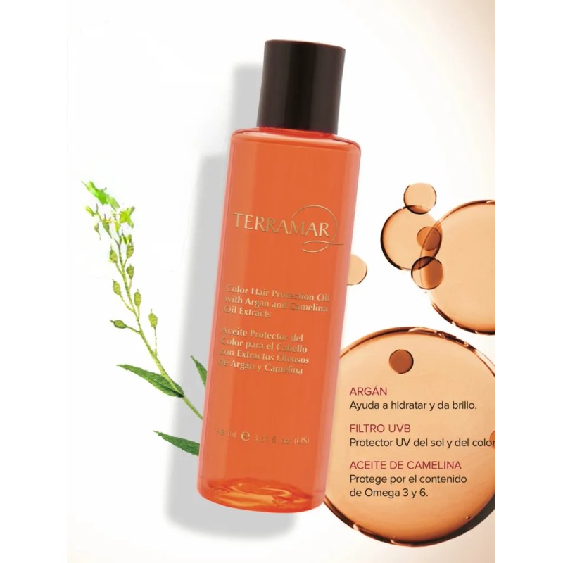 Óleo Capilar Aceite Protector De Color Terramar 98mls