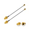 POBADY 2PCS U.FL IPEX to RP-SMA Female Low Loss Coaxial