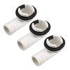 uxcell Air Conditioner Drain Hose Connector Elbow Fitting with Rubber
