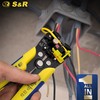 S&R 5-in-1 Automatic Wire Strippers Pliers/Crimping Tool with Cutter -