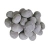 24 Fireplace Ceramic Pebbles, Round Fireplace Stone, Gas Fireplace Logs