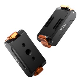 VRIG DJI Osmo Action 5Pro 4 3 Quick Release Mount 1/4 Screw Hole Tripod Magnetic Mount Action Camera Accessories Shock Resistant Aluminum Osmo Action 3 Osmo Action 4 Osmo Action 5 Pro Quick Release