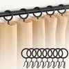 60Pcs Metal Curtain Rings and 60 Pcs Curtain Drapery Pin