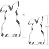 LIANRISES Pack of 2 Easter Cookie Cutters Easter Bunny Gingerbread