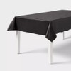 Black Solid Table Cover 54" x 108" for 8' Foot