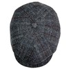 WEROR WEROR-433.1 Men's Flat Cap with Peak, Checked Hat with