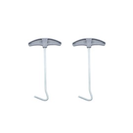 You2Bnology Tent Peg Remover, Camping Stake Puller, Tent Pegs, Ctor, Tent Plastic Handle, Steel Ground Stay, Interior Accessories, Tent Peglifter, Tent Stake Puller, Alloy, For Outdoor Camping (2)