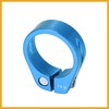 Partuto 34.9mm Aluminium Alloy Bicycle Seat Post Clamp Seat Post
