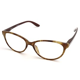 ColorViper basic cateye women reader spring hinge Reading Glasses colors sizes very (z2 shiny marble brown/spring hinge, 2.00)