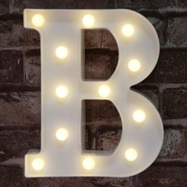 Pooqla LED Marquee Letter Lights Sign, Light Up Alphabet Letters for Wedding Birthday Party Christmas Home Bar Decoration