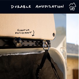 VanEssential 24" Venture Track T-6 Aluminium L-Track Gray Anodized (Floor Angled Profile) - 2 Pack