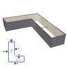 Olle 4 Pack Anti-Corrosion Aluminum Support Rods for 28" Width