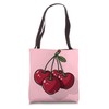 Cherry Cartoon Design: Cute Cherry Design Tote Bag