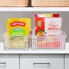 Oggi Easy Glide Fluted Storage Bin with Wheels - Clear,
