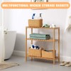 Wicker Basket, Revivoer Set of 4 Small Wicker Hamper for