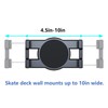 HHUXIUE 2 Set Skate deck wall mount,360° rotatable skateboard wall