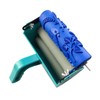 Patterned Paint Roller Decorative, 7 Inch Texture Rubber Roller with