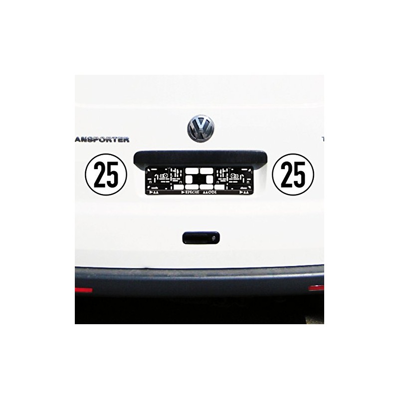 GreenIT 2 x 20 cm Sticker 25 km/h km/h Speed