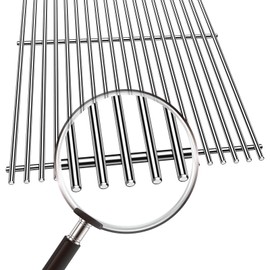 Kalomo Grill Grates Parts for Weber Genesis Grill 66803, 66096, Weber Genesis II E-610, Genesis II LX E-640 S-640, CSE-315, CSS-315, 18”Stainless Steel Grids BBQ Gas Grill Replacement Parts