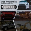 4-Pack 6 LED Amber Strobe Lights Vehicles Trucks Emergency Strobe