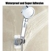Lofekea Strong Adhesive and Waterproof Shower Head Holder, Adjustable Handheld