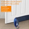 TORRAMI 30" Door Draft Stopper Under Bottom Insulation Noise Air