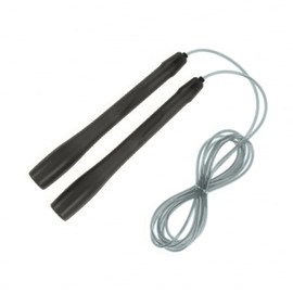 TIGORA Jump Rope, Thin and Light, Jumping de Rope Jump Rope, Long Grip, Black